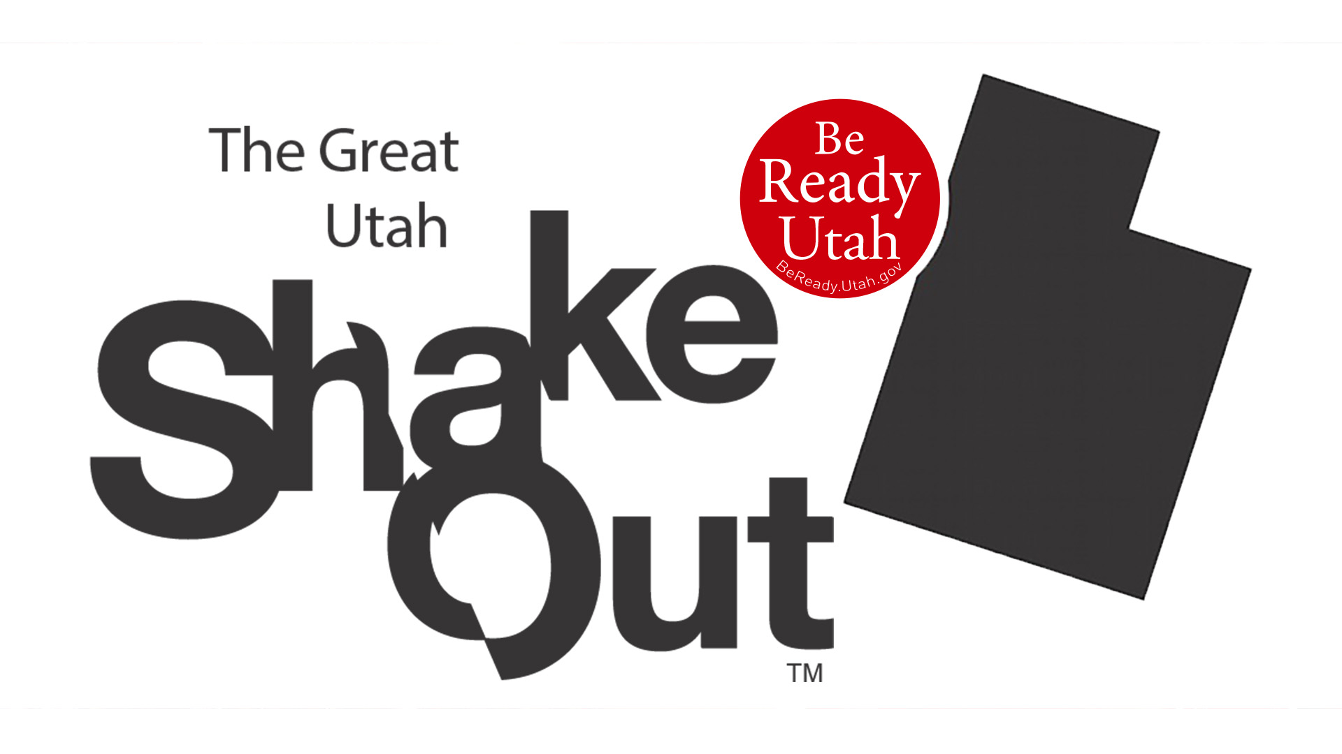 Graphic of The Great Utah ShakeOut logo.